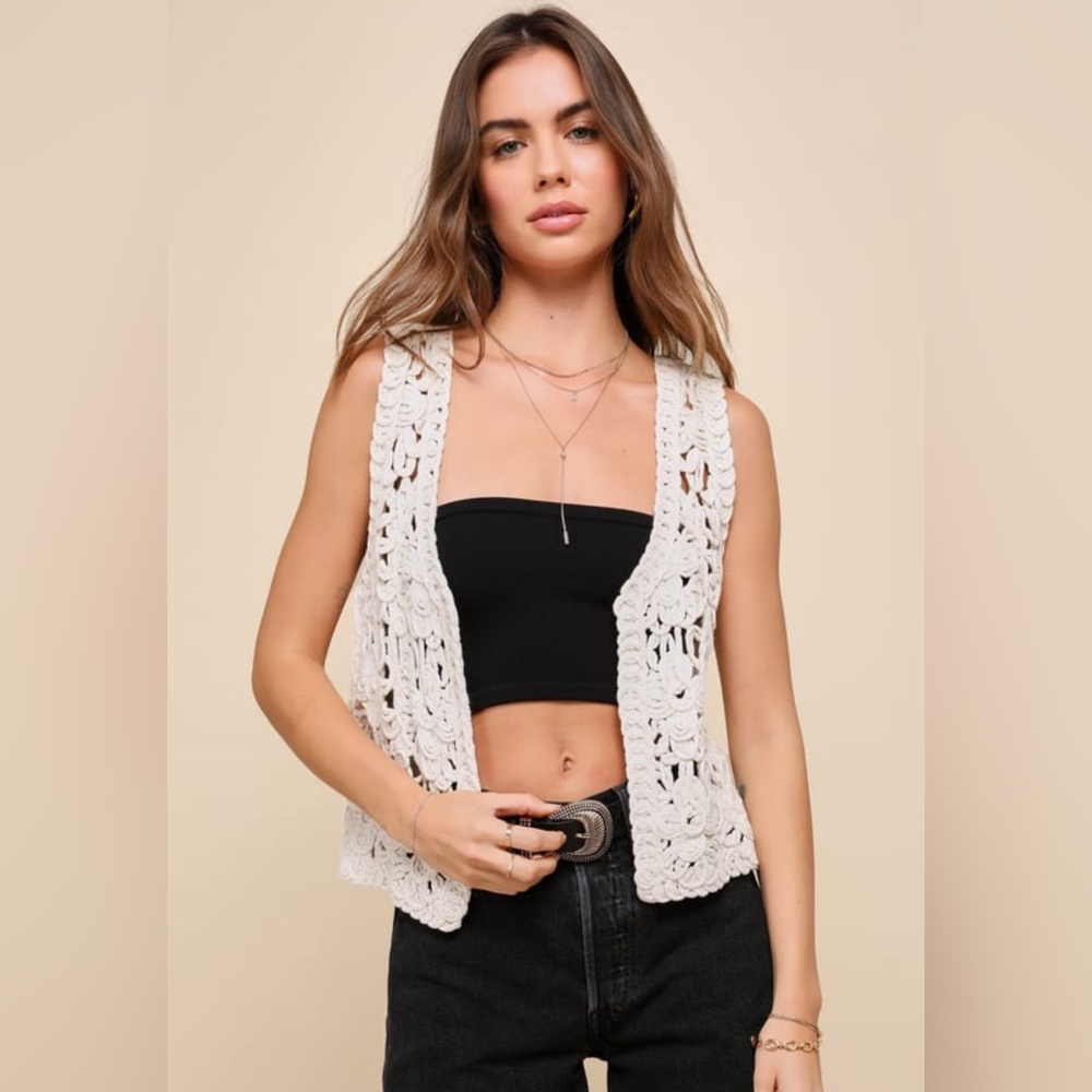 Lulu’s crochet vest